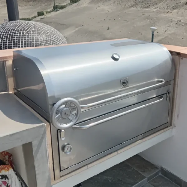 PARRILLA BROKER 300 EMPOTRABLE CON CAJA CHINA EN ACERO INOXIDABLE AISI 304